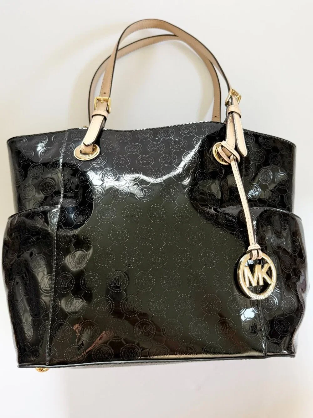 Michael Kors Jet Set Patent Leather Tote